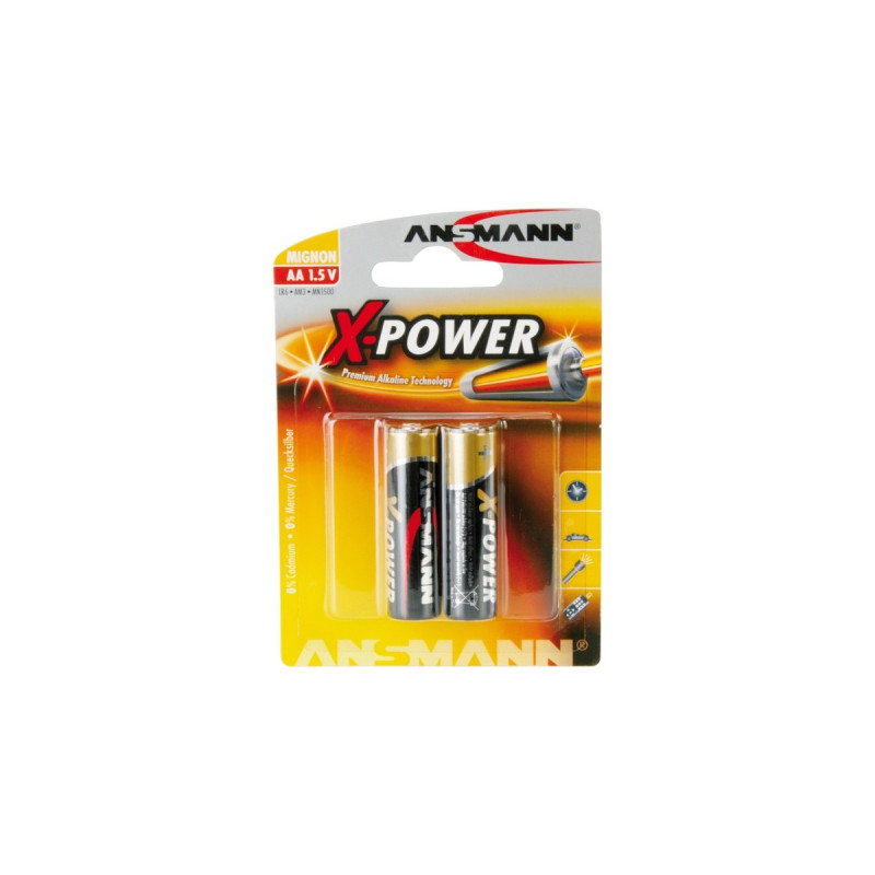 Ansmann X-Power, Batterie(2 Stück, AA)