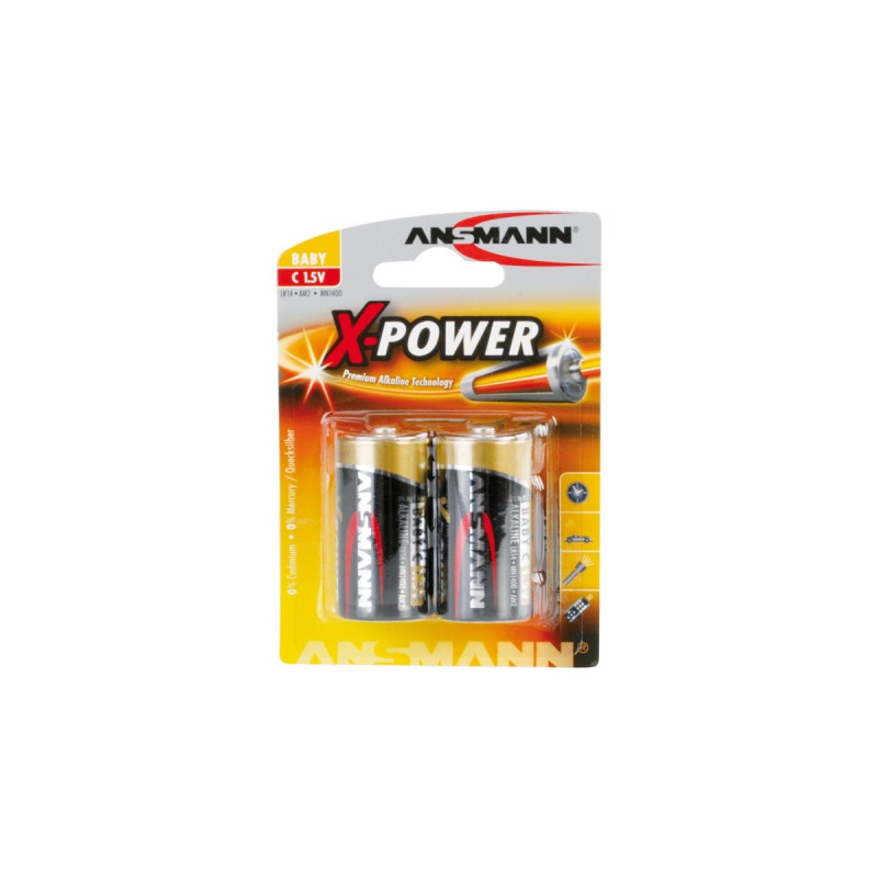 Ansmann X-Power, Batterie(2 Stück, C)