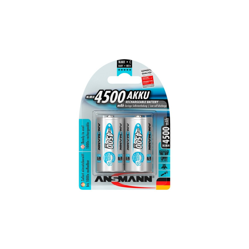 Ansmann maxE 4500mAh NiMh, Akku(silber)