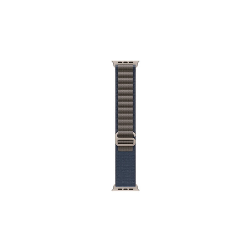 Apple 49 mm Alpine Loop, Uhrenarmband(blau, Größe L)