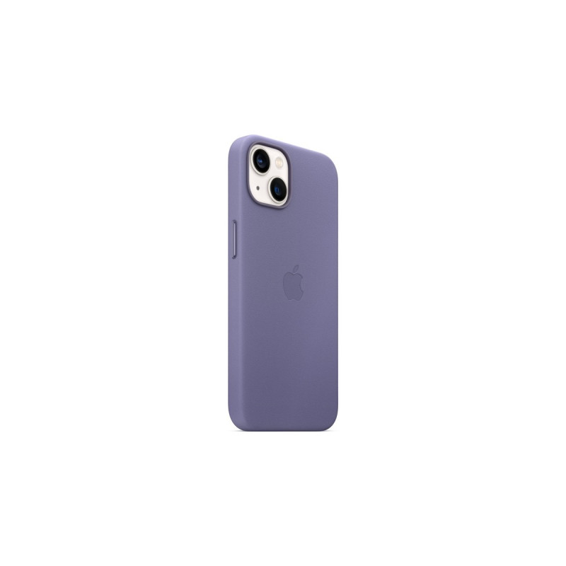 Apple Leder Case mit MagSafe, Handyhülle(violett, iPhone 13)
