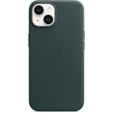Apple Leder Case mit MagSafe, Handyhülle(dunkelgrün, Waldgrün, iPhone 14)