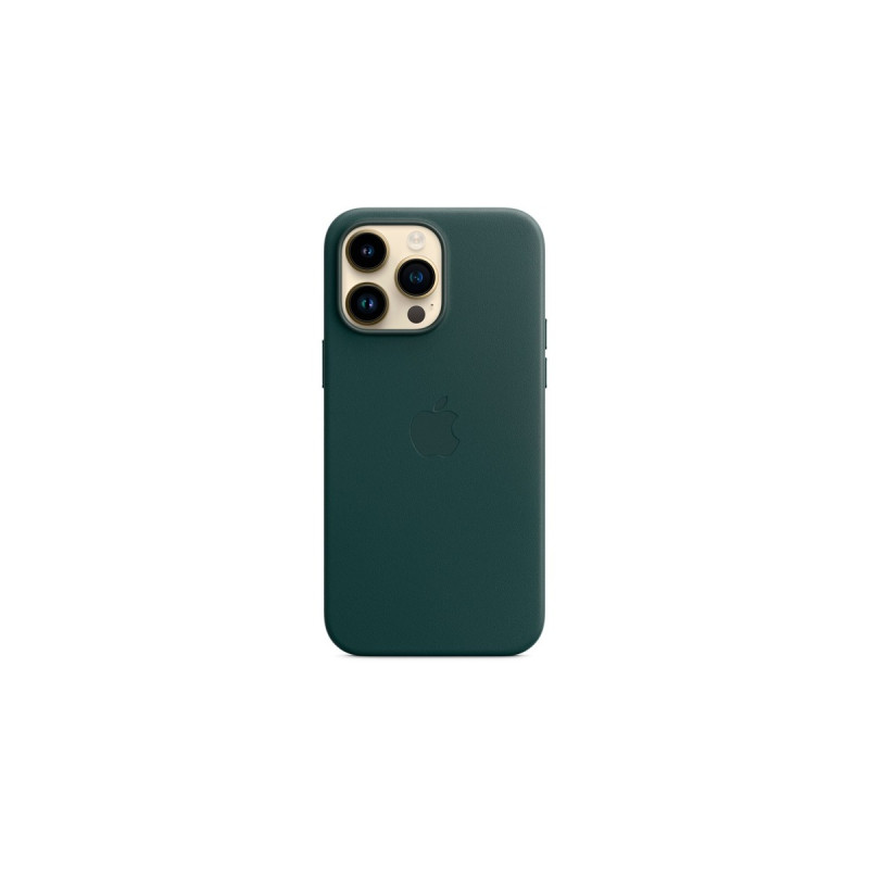 Apple Leder Case mit MagSafe, Handyhülle(grün, Waldgrün, iPhone 14 Pro Max)