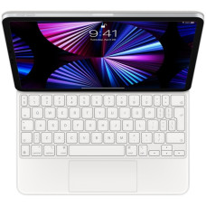 Apple Magic Keyboard für 11" iPad Pro (3. Generation) und iPad Air (4. Generation), Tastatur(weiß, UK-Layout, Scissor-Switch)