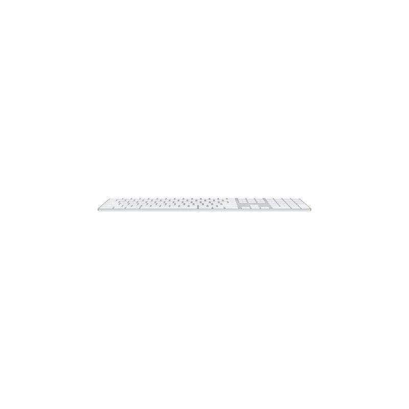 Apple Magic Keyboard mit Touch ID und Ziffernblock, Tastatur(silber/weiß, UK-Layout, für Mac Modelle mit Apple Chip)