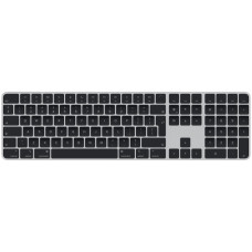 Apple Magic Keyboard mit Touch ID und Ziffernblock, Tastatur(silber/schwarz, UK-Layout, für Mac Modelle mit Apple Chip)