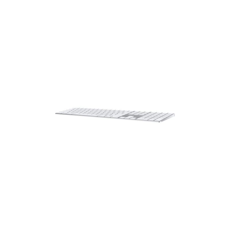 Apple Magic Keyboard mit Ziffernblock, Tastatur(silber/weiß, US-Layout, Rubberdome)