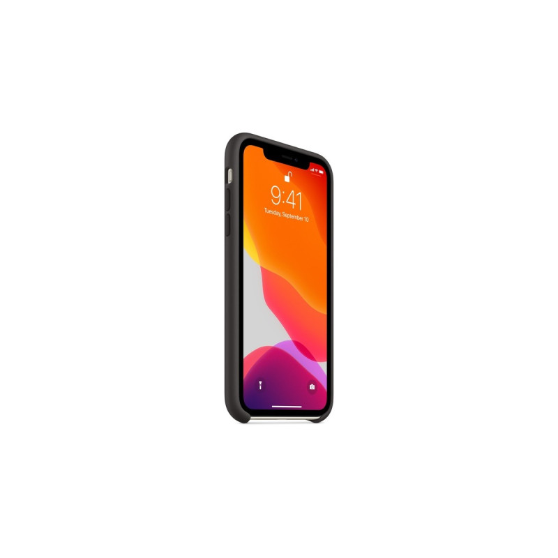 Apple Silikon Case, Handyhülle(schwarz, iPhone 11)