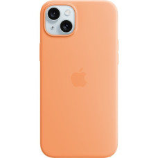 Apple Silikon Case mit MagSafe, Handyhülle(hellorange, iPhone 15 Plus)