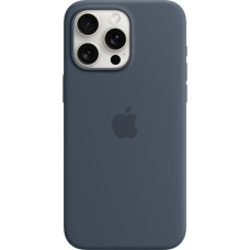 Apple Silikon Case mit MagSafe, Handyhülle(dunkelblau, iPhone 15 Pro Max)