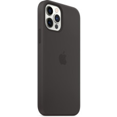 Apple Silikon Case mit MagSafe, Handyhülle(schwarz, iPhone 12 | 12 Pro)