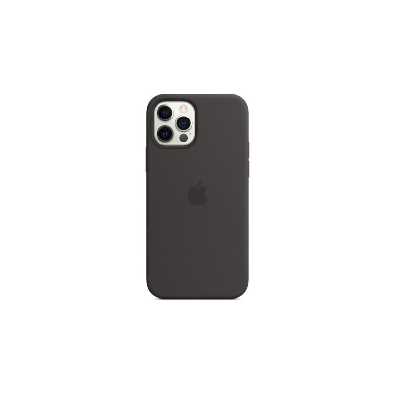 Apple Silikon Case mit MagSafe, Handyhülle(schwarz, iPhone 12 | 12 Pro)