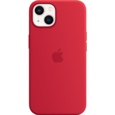 Apple Silikon Case mit MagSafe, Handyhülle(rot, (PRODUCT)RED, iPhone 13)