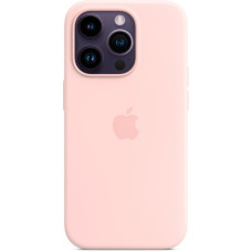 Apple Silikon Case mit MagSafe, Handyhülle(rosa, Kalkrosa, iPhone 14 Pro)