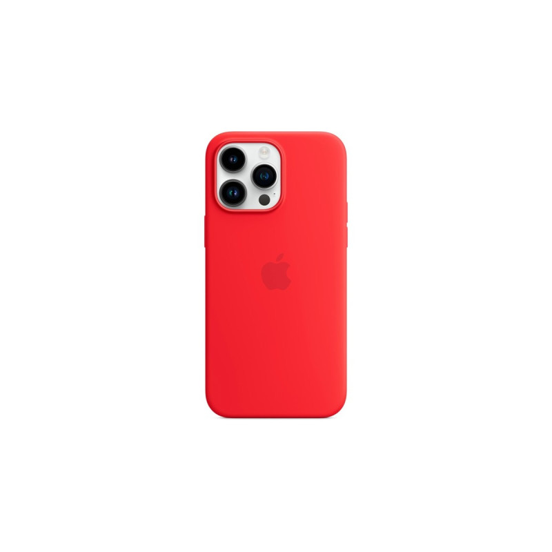 Apple Silikon Case mit MagSafe, Handyhülle(rot, (PRODUCT)RED, iPhone 14 Pro Max)