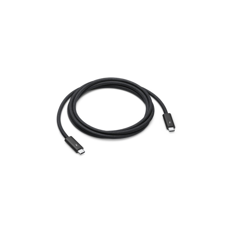 Apple Thunderbolt 4 Pro Kabel(schwarz, 1,8 Meter, gesleevt)