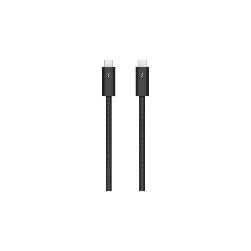 Apple Thunderbolt 4 Pro Kabel(schwarz, 1,8 Meter, gesleevt)