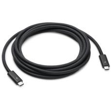 Apple Thunderbolt 4 Pro Kabel(schwarz, 3 Meter)