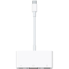 USB-A + USB-C + VGA-Buchse, USB-Hub(weiß)