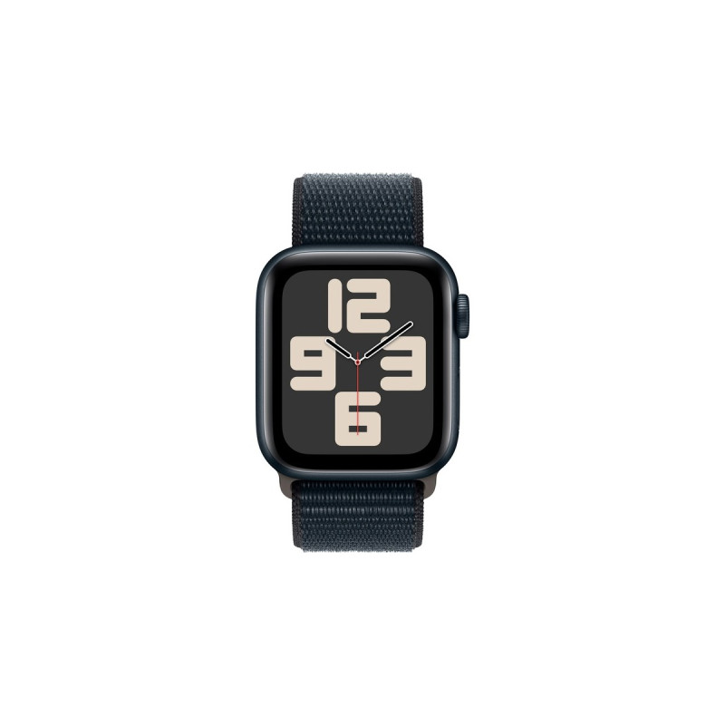 Apple Watch SE (2023), Smartwatch(dunkelblau/dunkelblau, 40 mm, Sport Loop, Aluminium, Cellular)