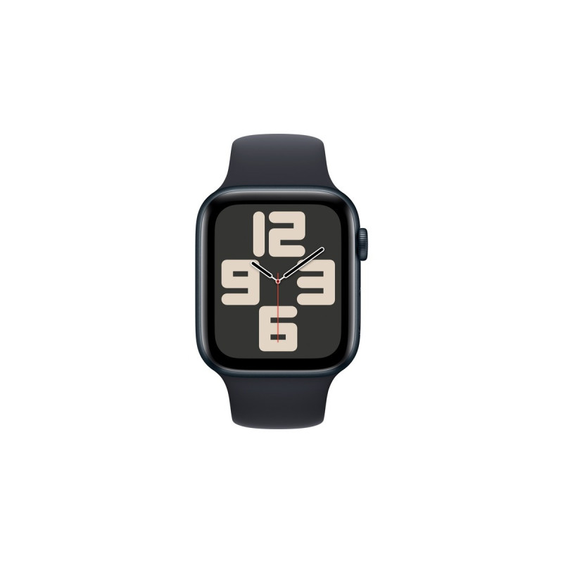Apple Watch SE (2023), Smartwatch(dunkelblau/dunkelblau, 44 mm, Sportarmband, Aluminium, Cellular)
