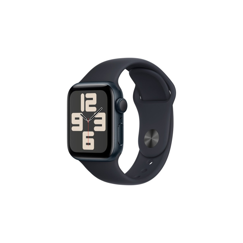 Apple Watch SE (2023), Smartwatch(dunkelblau/dunkelblau, 40 mm, Sportarmband, Aluminium)