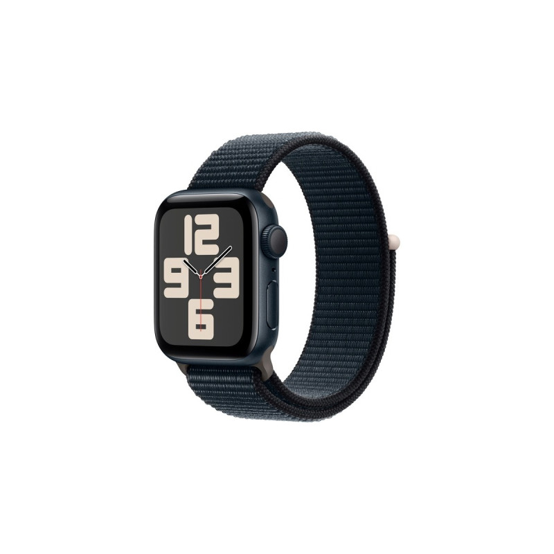 Apple Watch SE (2023), Smartwatch(dunkelblau/dunkelblau, 40 mm, Sport Loop, Aluminium)