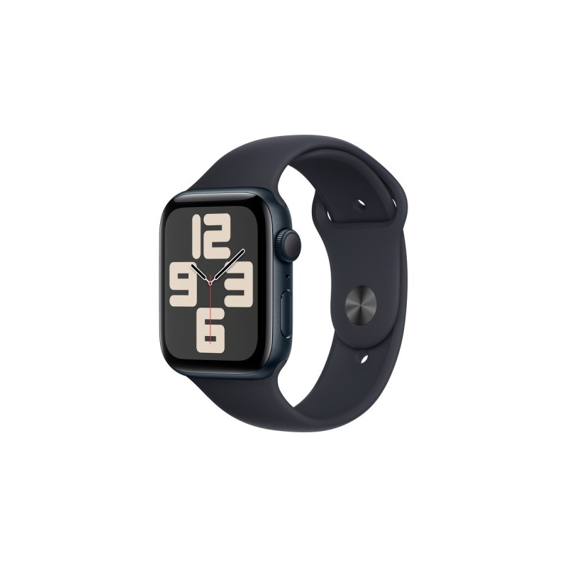 Apple Watch SE (2023), Smartwatch(dunkelblau/dunkelblau, 44 mm, Sportarmband, Aluminium)