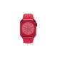 Apple Watch Series 8, Smartwatch(rot, 41 mm, Sportarmband, Aluminium-Gehäuse, LTE)