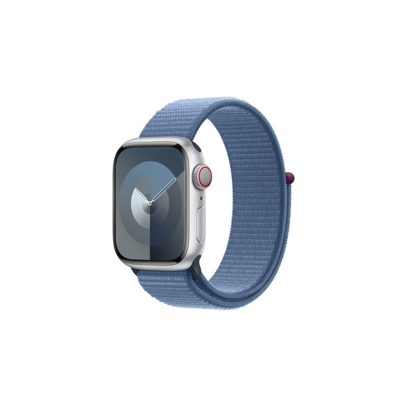 Apple Watch Series 9, Smartwatch(dunkelblau/dunkelblau, Aluminium, 41 mm, Sport Loop, Cellular)