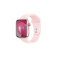 Apple Watch Series 9, Smartwatch(rosa/rosé, Aluminium, 45 mm, Sportarmband, Cellular)