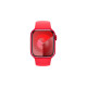 Apple Watch Series 9, Smartwatch(rot/rot, Aluminium, 41 mm, Sportarmband)