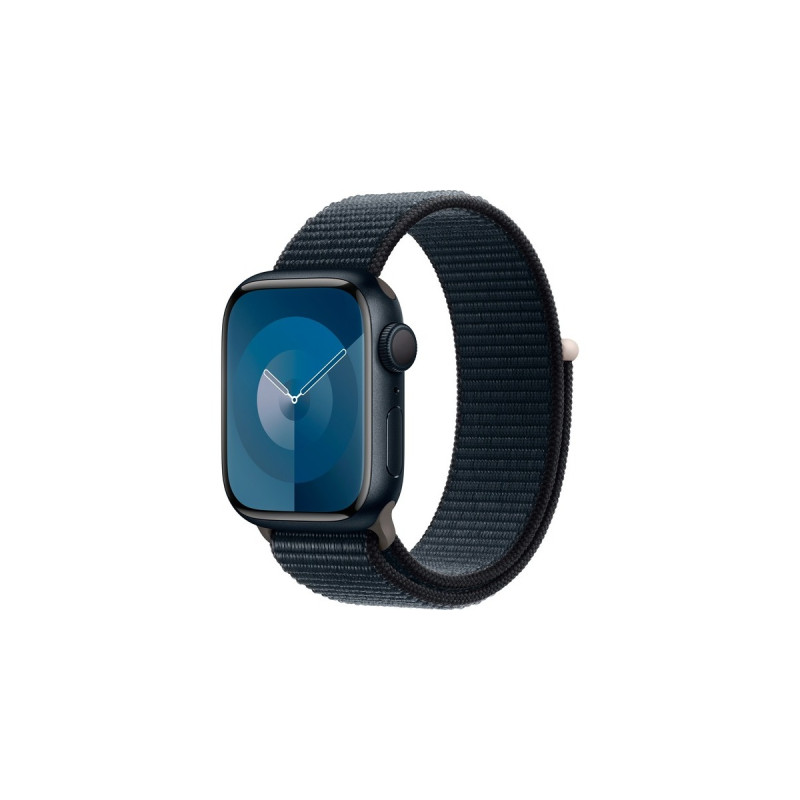 Apple Watch Series 9, Smartwatch(dunkelblau/dunkelblau, Aluminium, 41 mm, Sport Loop)