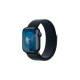 Apple Watch Series 9, Smartwatch(dunkelblau/dunkelblau, Aluminium, 41 mm, Sport Loop)