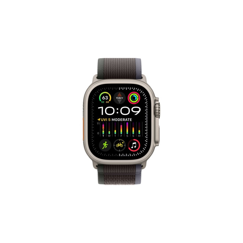 Apple Watch Ultra 2, Smartwatch(blau/schwarz, 49 mm, Trail Loop, Titangehäuse, Cellular)