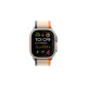 Apple Watch Ultra 2, Smartwatch(orange/beige, 49 mm, Trail Loop, Titangehäuse, Cellular)