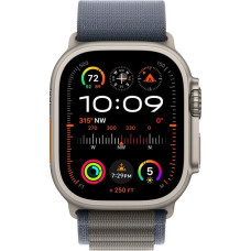 Apple Watch Ultra 2, Smartwatch(dunkelblaugrau, 49 mm, Alpine Loop, Titangehäuse, Cellular)