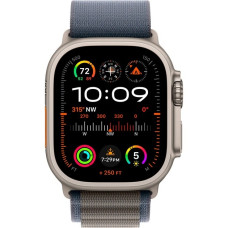 Apple Watch Ultra 2, Smartwatch(dunkelblaugrau, 49 mm, Alpine Loop, Titangehäuse, Cellular)