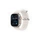 Apple Watch Ultra 2, Smartwatch(weiß, 49 mm, Ocean Armband, Titangehäuse, Cellular)