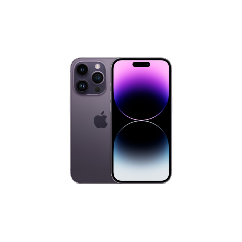 Apple iPhone 14 Pro 128GB, Handy(Dunkellila, iOS, NON DEP)