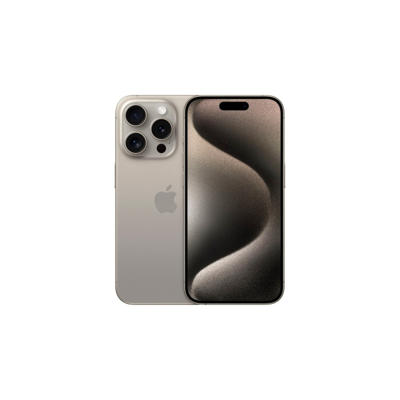 Apple iPhone 15 Pro 128GB, Handy(Titan Natur, iOS)