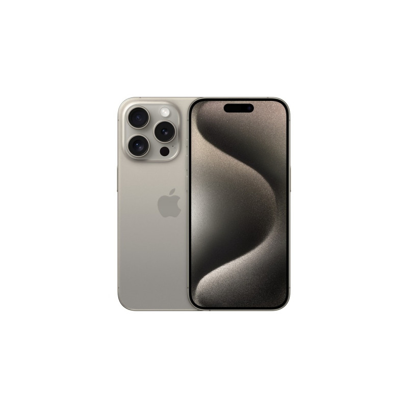 Apple iPhone 15 Pro 128GB, Handy(Titan Natur, iOS, NON DEP)