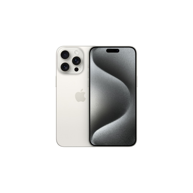 Apple iPhone 15 Pro Max 512GB, Handy(Titan Weiß, iOS, NON DEP)