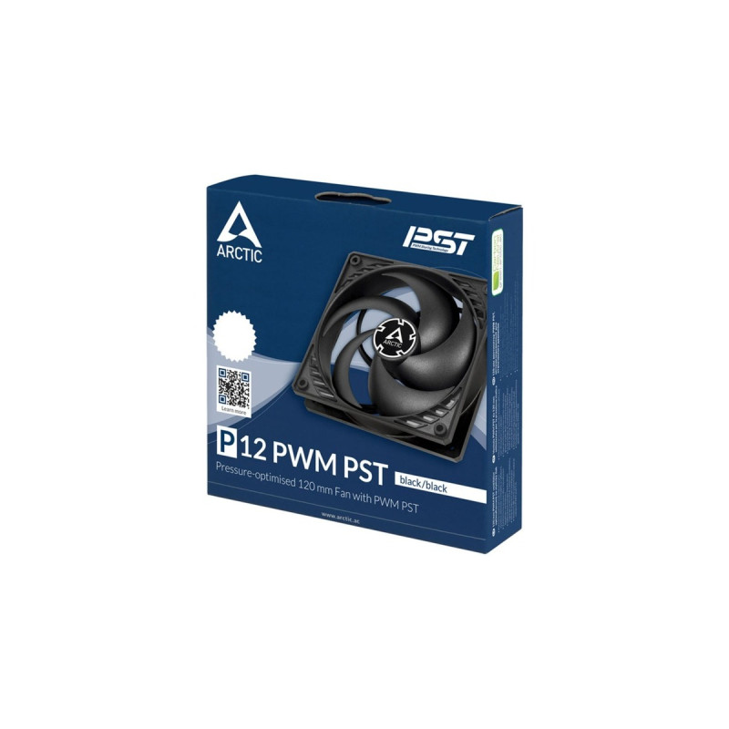 Arctic P12 PWM PST 120x120x25, Gehäuselüfter(schwarz)