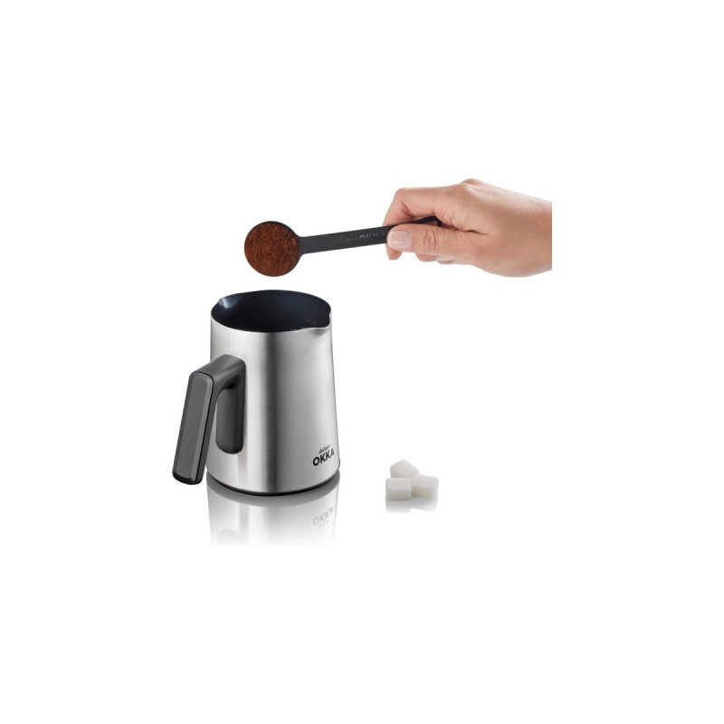 Arzum Okka Rich Spin M, Mokkamaschine(schwarz/chrom, Outlet)