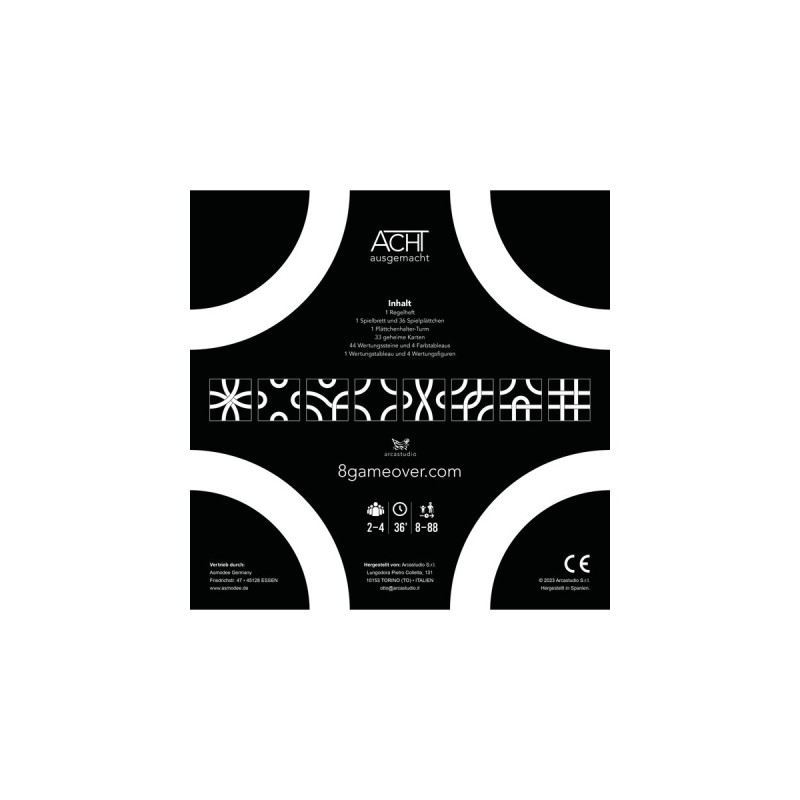 Asmodee ACHT: ausgemacht, Brettspiel