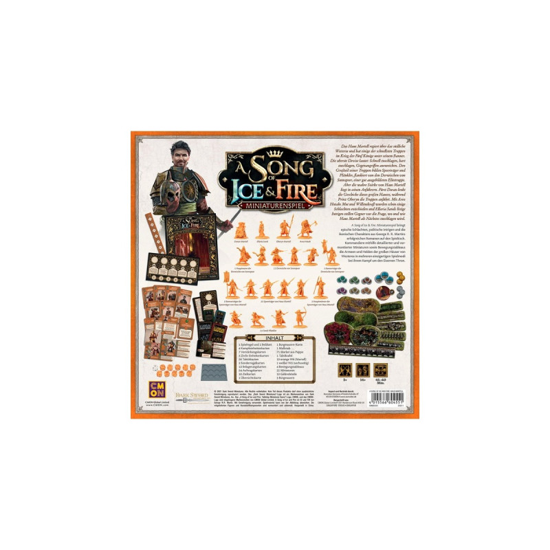 Asmodee A Song of Ice & Fire - Martell Starterset, Tabletop