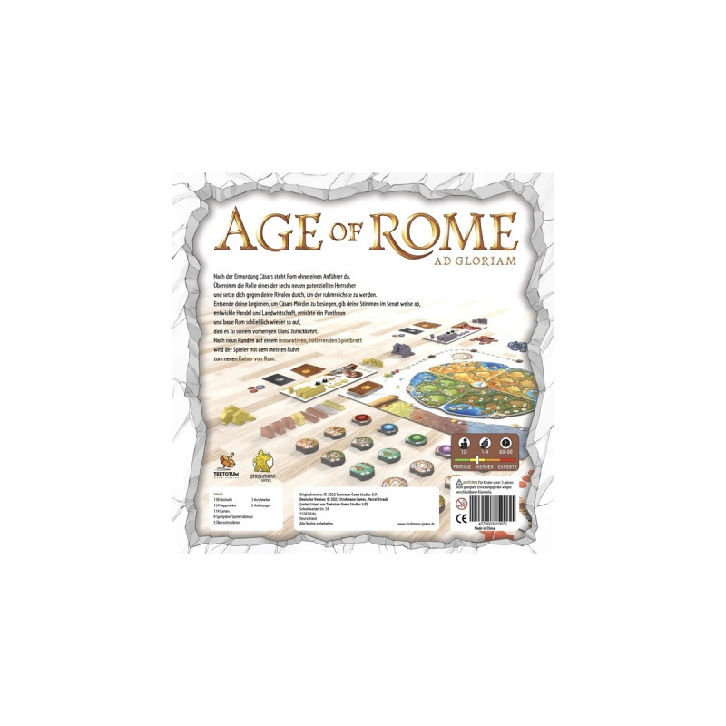Asmodee Age of Rome, Brettspiel