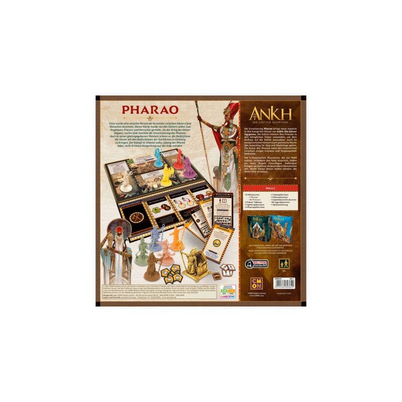 Asmodee Ankh - Pharao, Brettspiel(Erweiterung)