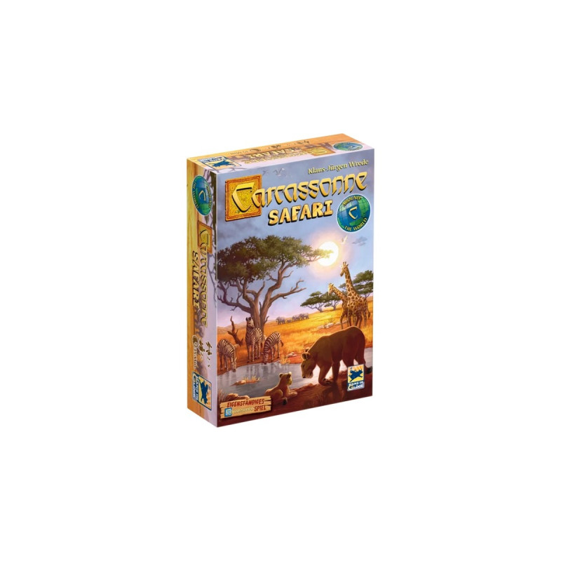 Asmodee Carcassonne Safari, Brettspiel